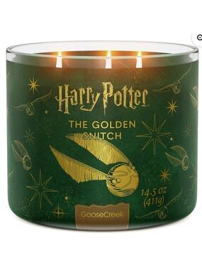 Harry Potter The Golden Snitch 3-Wick Candle NEW by Goose Creek